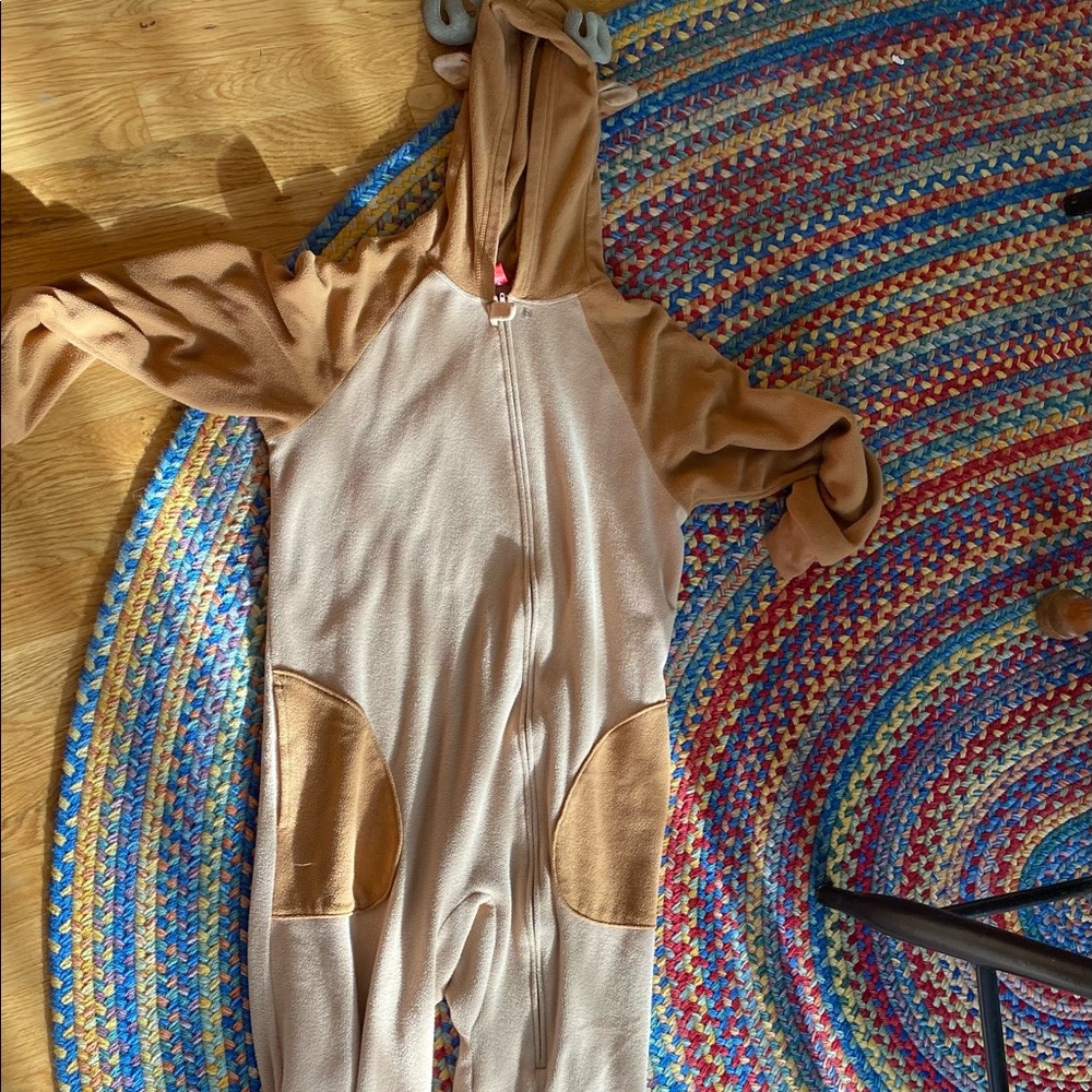 Reindeer/ moose Halloween costume/pajamas.